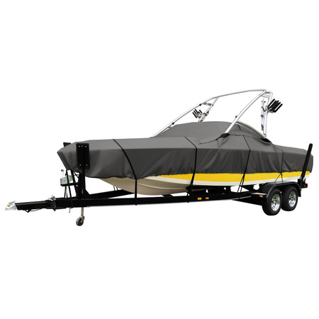 CLASSIC ACCESSORIES StormPro Waterproof Heavy-Duty Ski/Wakeboard Tower Boat Cover, 22-24 ft 20-413-130801-RT